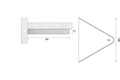 Key-t kit 2 24V 2x5.00W 3000K staal