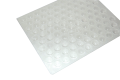 Deurdemper zelfklevend transparant 10x3mm