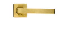 Deurkruk Pro kubic shape 16mm mat koper r+no key