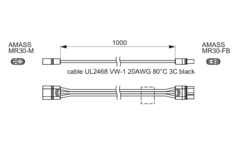 Mec Driver Module verbindingskabel 1000mm