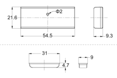 Magneet zenderset voor magneetschakelaar