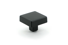 Knop kir zamak zwart L 30mm