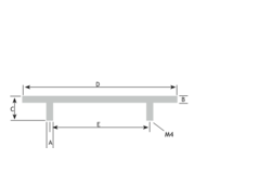 Trekker d.12mm l.1180mm (1130) alu
