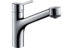 Hansgrohe KP M5216-H170 mengkraan 170 chroom uittrekbare vuistdouche + sbox