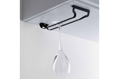 Glazenhouder zwart mat - 3 glazen