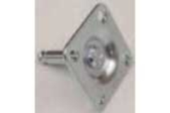 Bevestigingsplaat 47x47mm vr dubbel wiel speedy