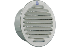 Rond schoepenrooster 435r d.150mm alu ral 9006