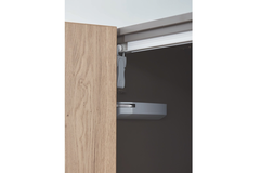 WingLine L, Loopdeelset met geleiding onderaan, met automatische sluiting, 12 kg, zwart, links