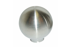 Kogelknop RVS satijn dia. 28mm h32mm