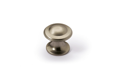 Knop Larru, H 27 mm, ø 30 mm, Tinkleurig geborsteld