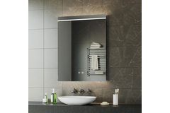 Spiegel 800x750 led boven+kelvinch.+verwarming