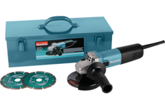 Makita 9558hngk3 haakse slijper 840w d125