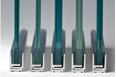 Voorgeboord klikprofiel PROFIX, voor 8/13.5 mm glas, B21 H30 L3000, glanzend aluminium