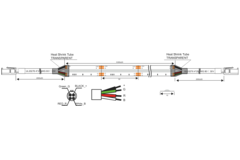 Ledstrip COB RGB 5m 24V 15W/m 640led/m IP20