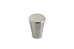 Knop Onex, H 30 mm, ø 22 mm, roestvrij staal geborsteld