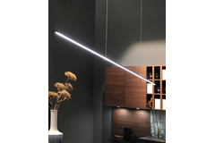 LD8104p led pendel 3000K 28.3 W 220-240v zwartl.15 l.1500mm