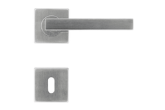 Deurkruk Pro kubic shape 16mm inox plus r+e