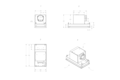 Novy Mini Pureline 60 cm RVS afzonderlijke motor