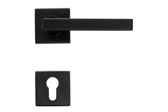 Deurkruk Pro kubic shape 16mm zwart r+e cyl