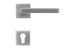 Deurkruk Pro kubic shape 16mm inox plus r+e cyl