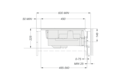 Kookplaten met afzuiging Novy Easy recirculation
