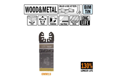32mm ext.lange standtijd duikzaagje hout/metaal-5s t-i=40/h=32/z=18/bim tin