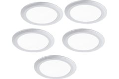 Set 5 x Led ld8011 wit 2w/350ma 4000K + konvertor1 15W/350ma