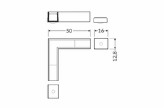 Led hoekprofiel 90° smarT10 geanodiseerd