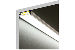 Led profiel Wide24 G/W 2000 geanodiseerd