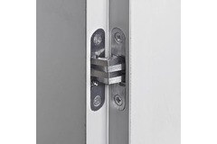 Onzichtbaar scharnier 43.7x12.4mm nikkel geborsteld