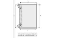 Draaischuifdeursysteem KA 5740 /  300 mm
