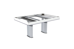 CENTERLIFT 960HF incl. voorkant - 198,0 x 118,0cm, Voor bovenblad 200,0x120,0cm, Wit, RAL 9003