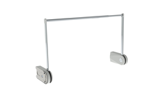 Klederlift butler elektrisch 100-160cm 30kg grijs/chroom