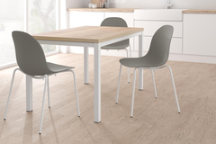 Tafel uitsch. Toy 120x80 wit-glas antraciet