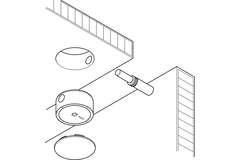 Excenterverbinder ø35x17mm zamak