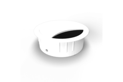 Kabeldoorvoer Exit R zamak wit gelakt d:60mm