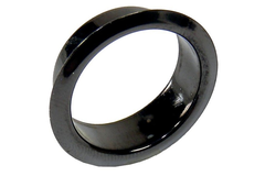 Rozet voor cylinderslot 18mm zwart