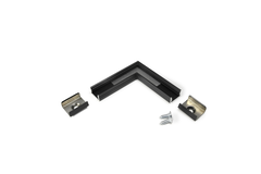 Led hoekprofiel 90° sliM8 zwart geanodiseerd