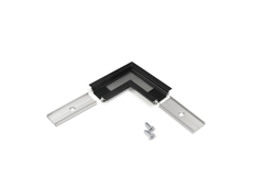 Led hoekprofiel 90° groove10 zwart geanodiseerd
