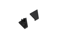 Eindkap Led profiel corner10 zwart