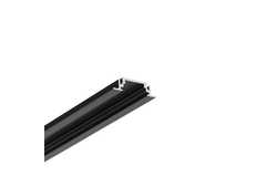 Led profiel groove10 c/u 3000 zwart geanodiseerd