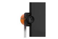 Rond 3.0 - Backfit stopcontact type E - penaarding zwart