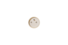 Rond 2.0 - unifit stopcontact bedraad b-f crème