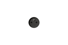 Rond 3.0 - Backfit stopcontact type E - penaarding zwart
