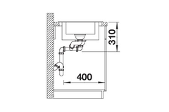 Blanco Adira 6 S antraciet automatische bediening