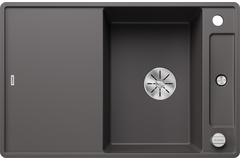Blanco Axia III 45 S-F rock grey automatische bediening