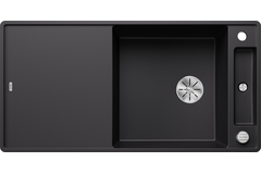 Blanco Axia III XL 6 S-F zwart automatische bediening