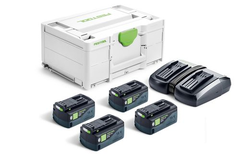 Festool energieset sys 18v 4x5.0 / tcl 6 duo
