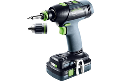 Festool accuschroefboor t 18+3 hpc4,0 i-plus